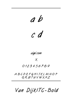 VANDIJKB 字体下载｜设计排版资源