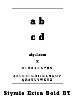 施蒂米克斯（STYMIEXB.TTF）字体下载｜设计排版资源